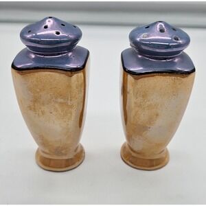 Vintage Japan Lusterware‎ Salt and Pepper Shakers, Art Deco Style, Kitchen